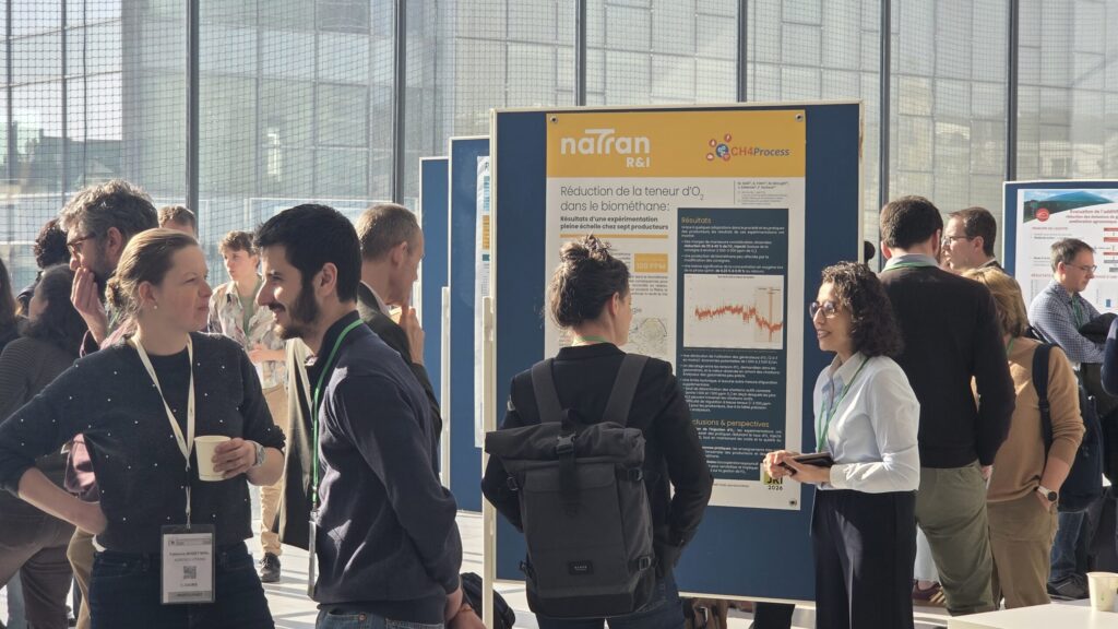 Poster sur la réduction de l'O2 dans le biométhane présenté aux JRI 2026